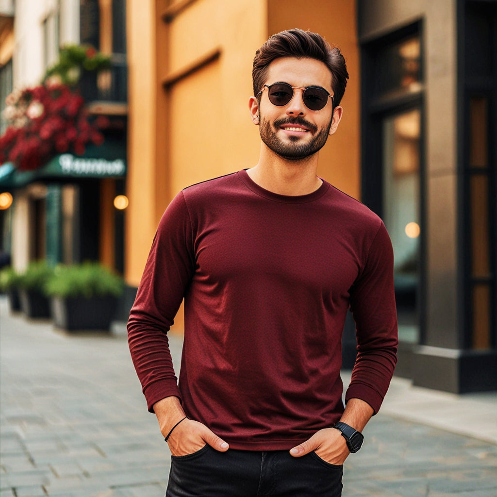 FULL SLEEVE ROUND NECK Te's