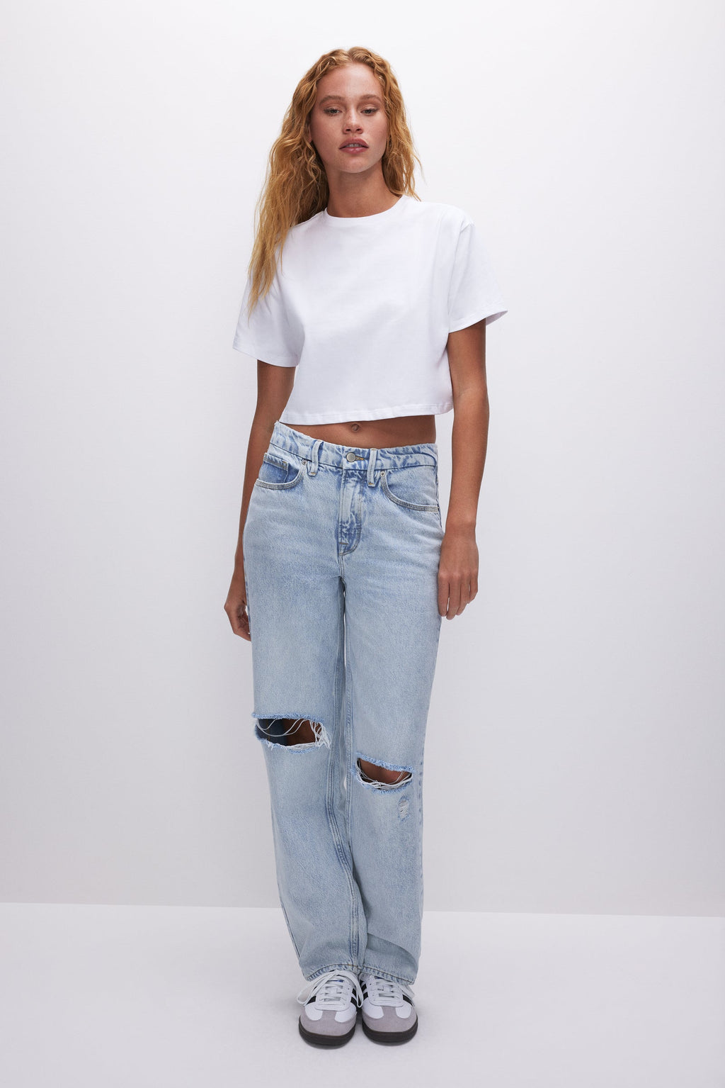160 GSM WHITE CROP TOP