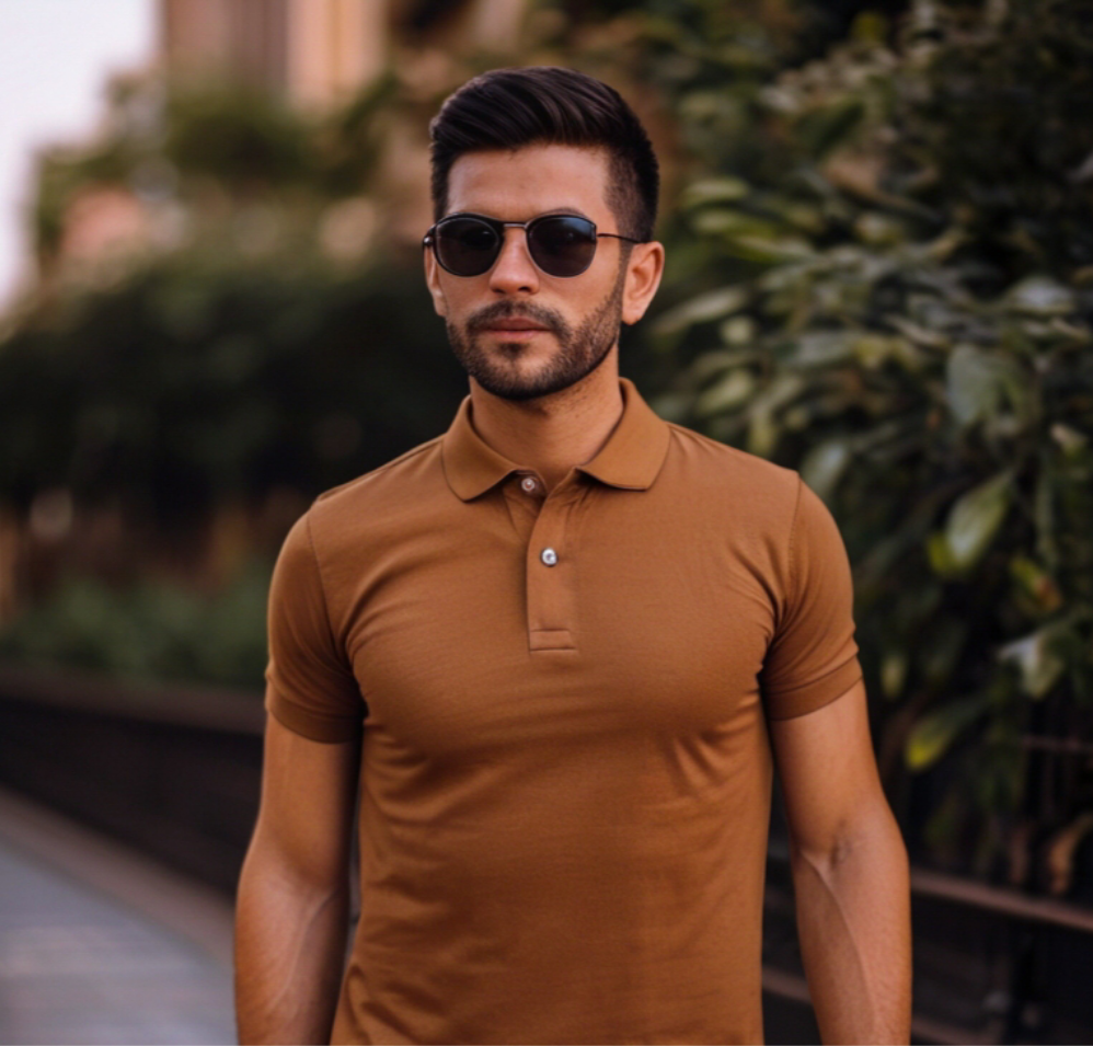 UMBER POLO T-SHIRT