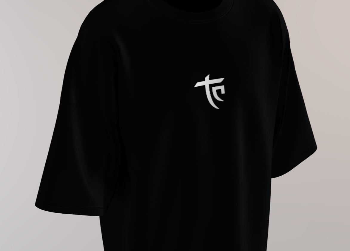 DEATH (220GSM OVERSIZED BLACK TE)