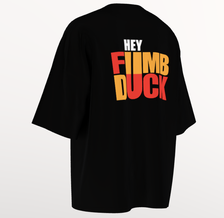 220GSM OVERSIZED FUMB-DUCK TSHIRT