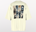 JUNGLE NIGHT 220GSM off-white oversized t-shirt
