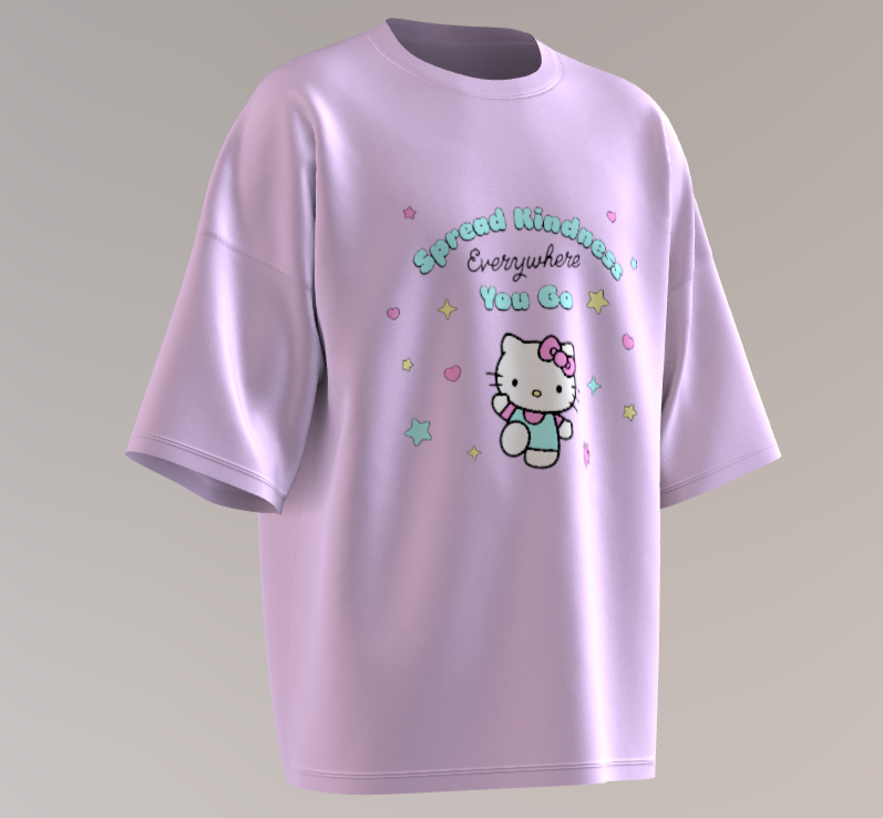 KINDNESS LILAC OVERSIZED Te