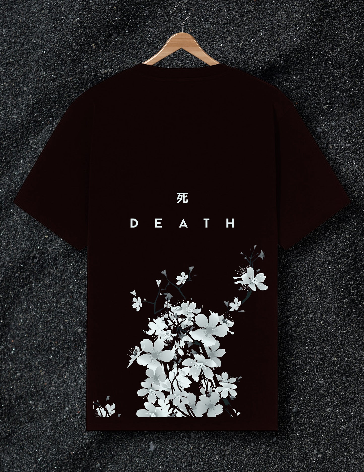 DEATH (220GSM OVERSIZED BLACK TE)