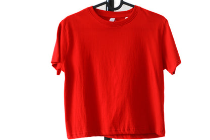 160 GSM RED CROP TOP