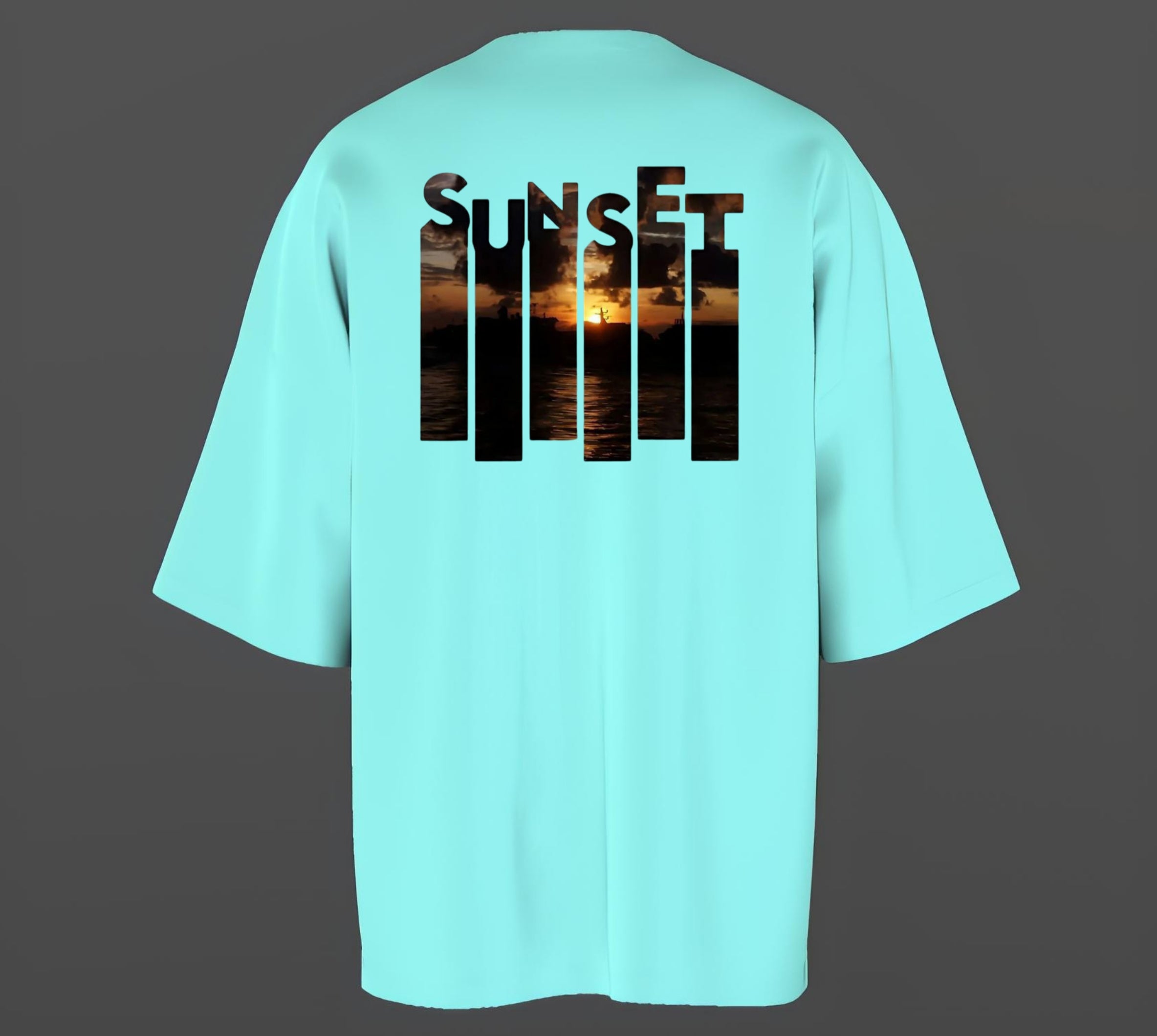 Sunset oversized t-shirt
