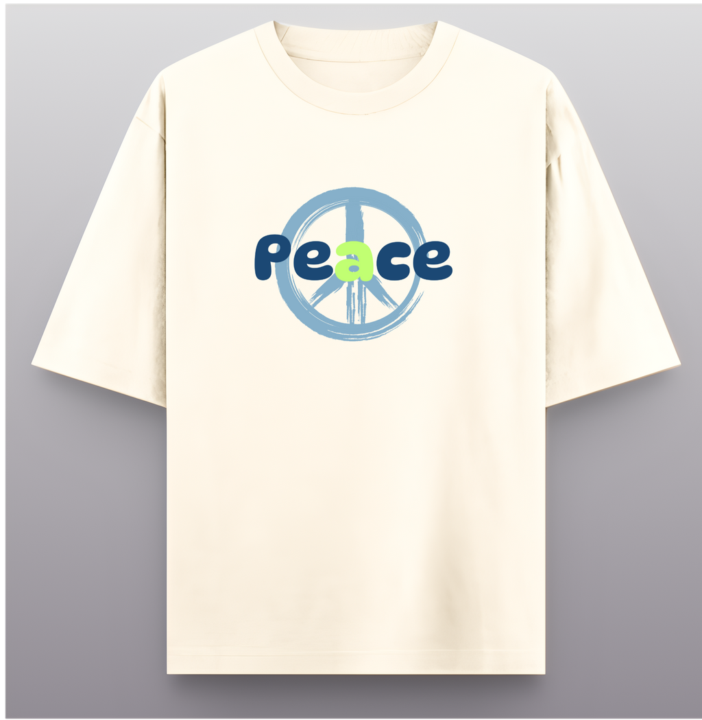 Peace oversized t-shirt