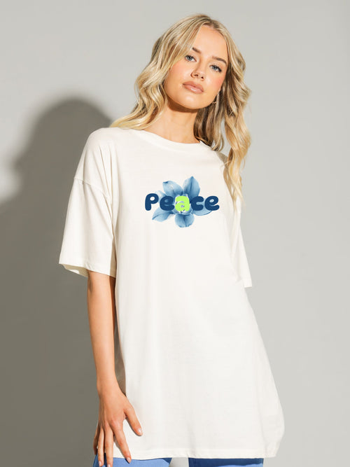 Peace oversized t-shirt