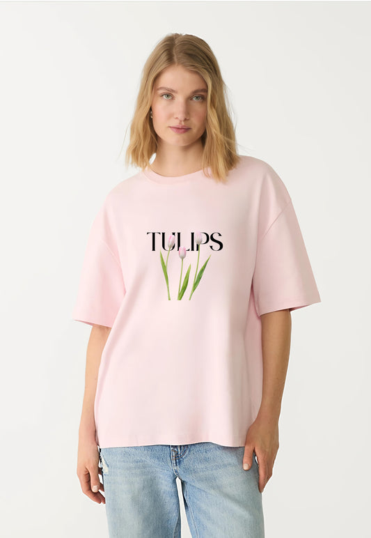Tulips oversized t-shirt