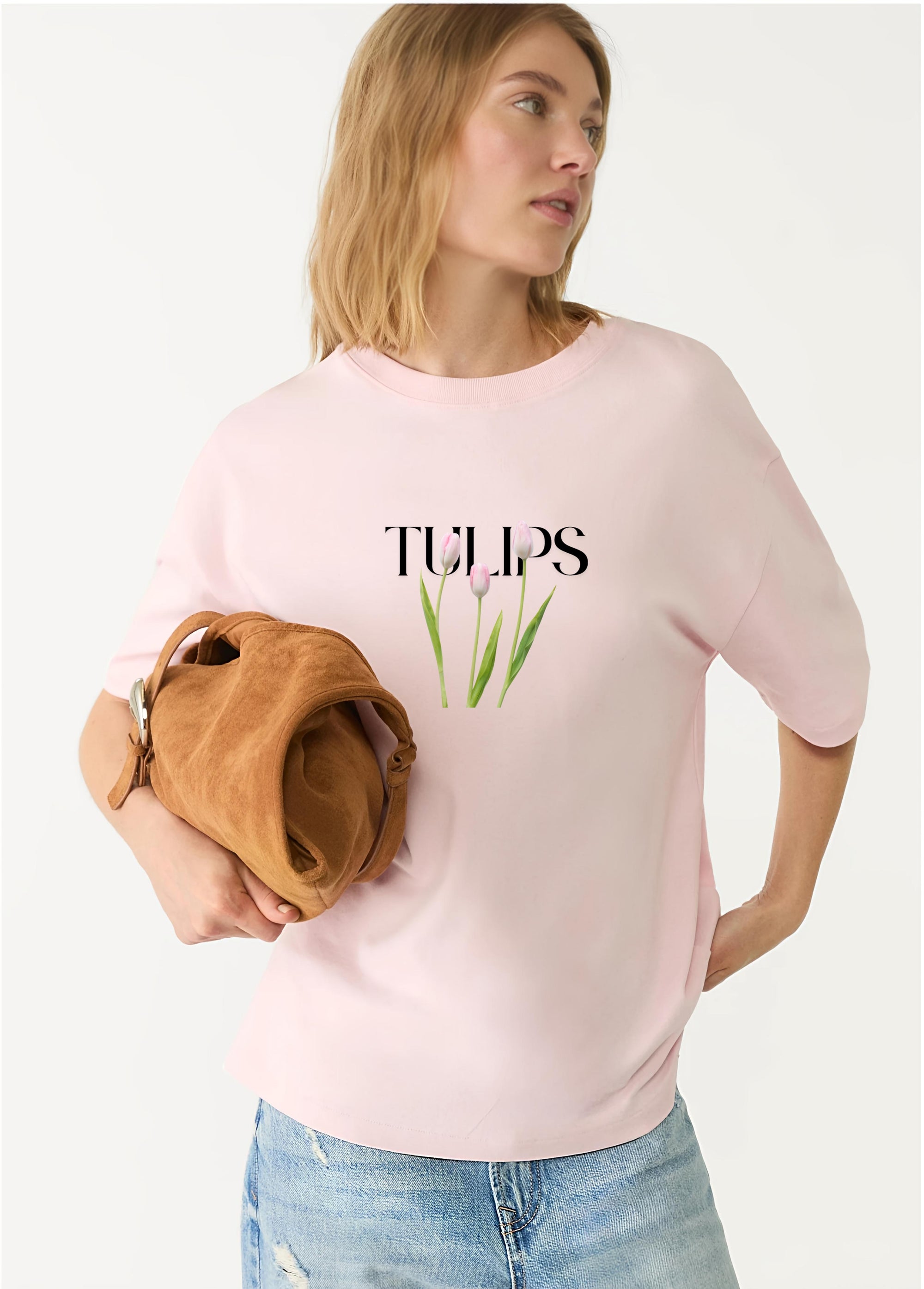 Tulips oversized t-shirt