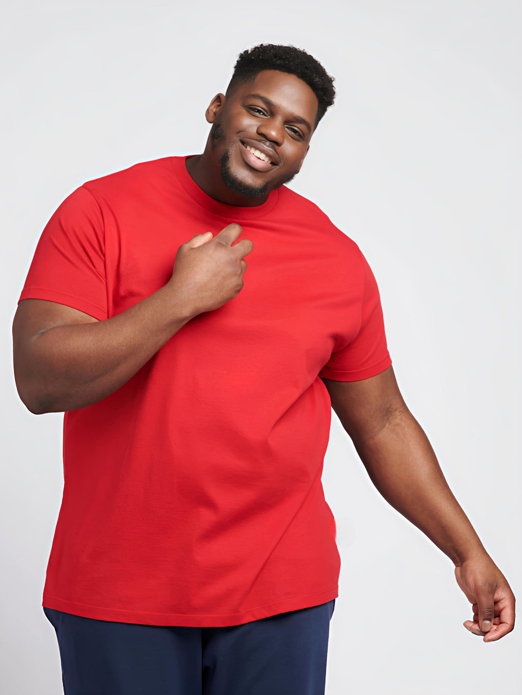 PLUS SIZE 160GSM RED TSHIRT