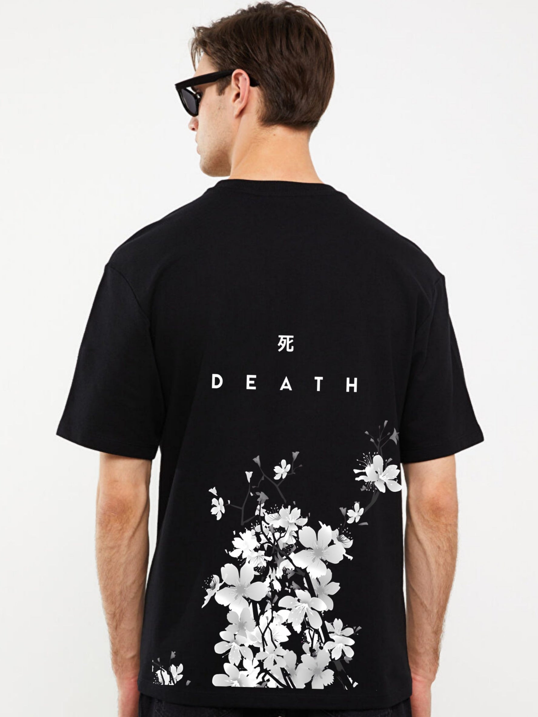 DEATH (220GSM OVERSIZED BLACK TE)