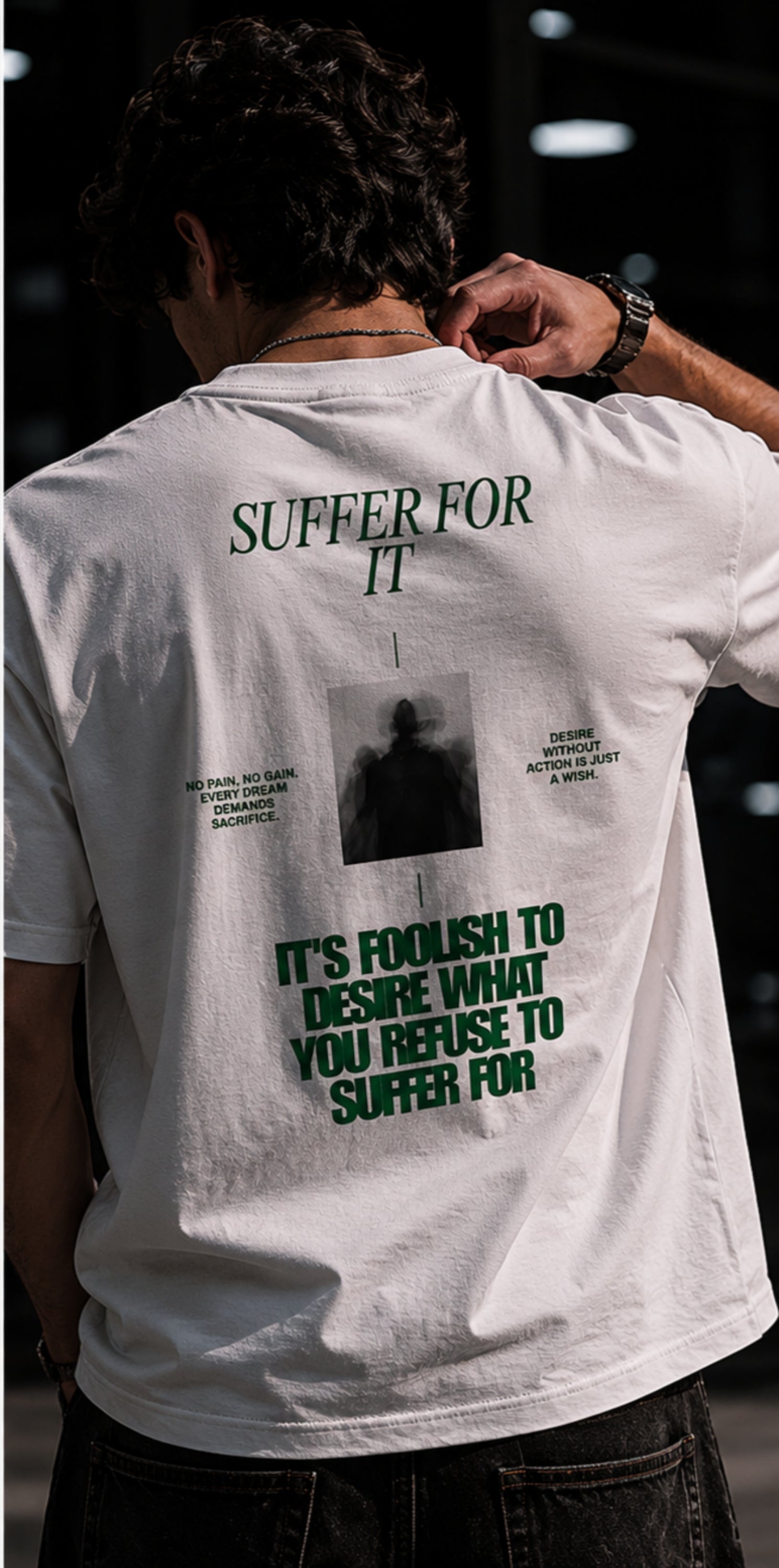 Suffer for.