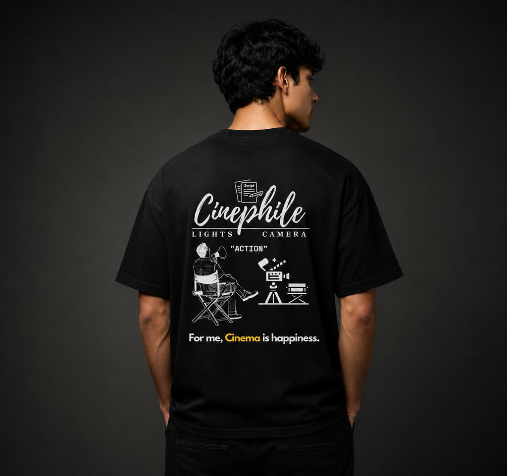 Cinephile oversized t-shirt