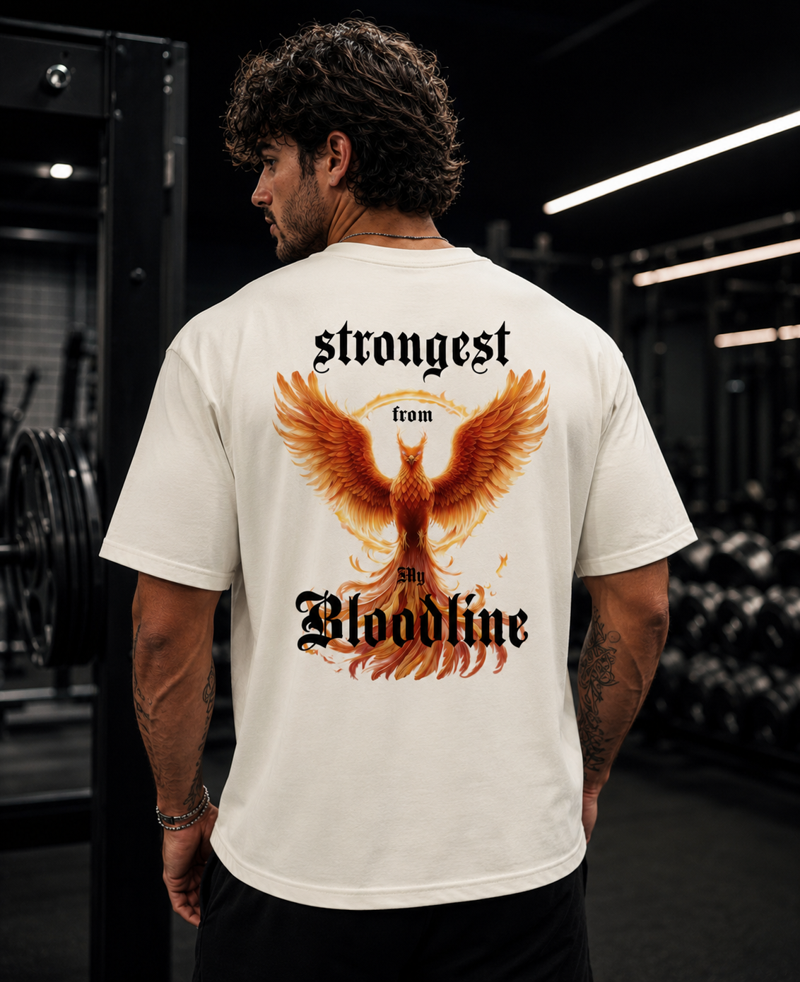 BLOODLINE 220GSM OFF-WHITE OVERSIZED