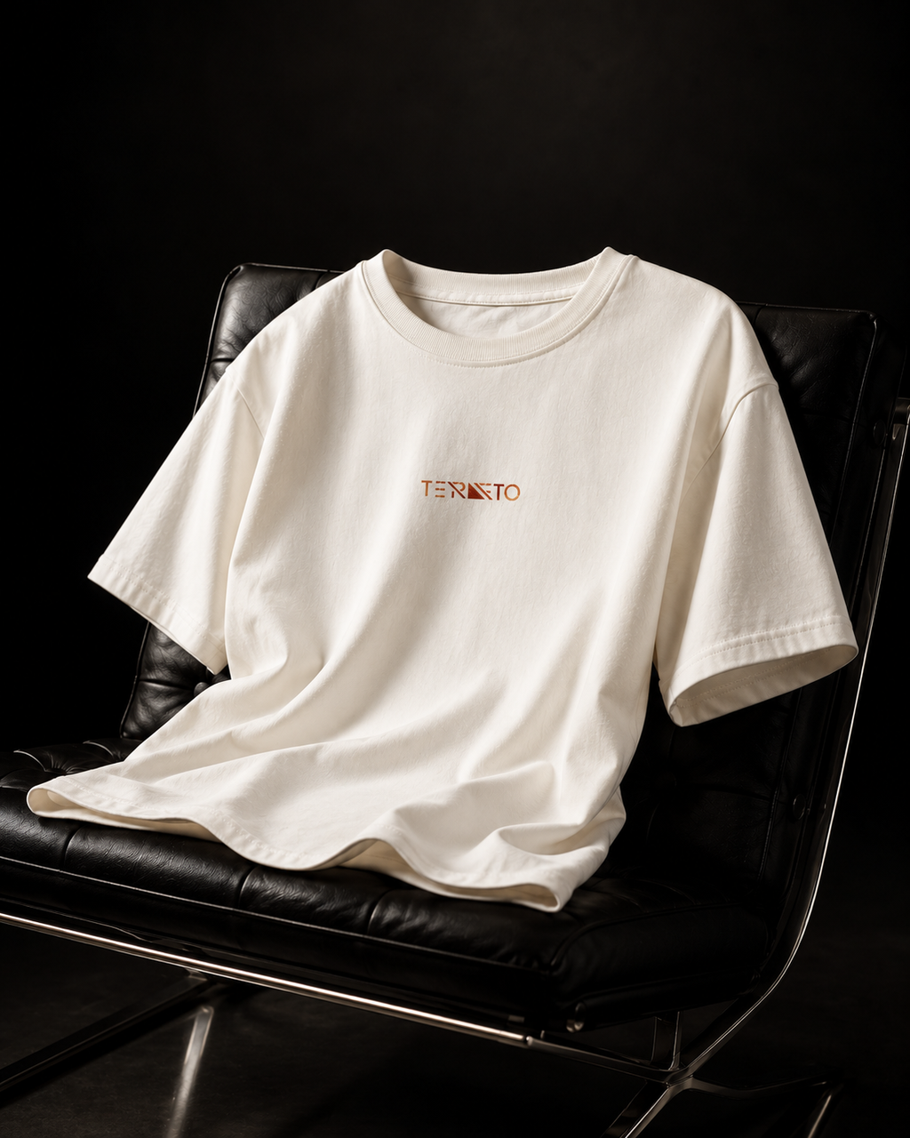 FLOCK printed unisex off-white oversized t-shirt