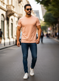 160GSM SUNSET ROUND NECK T-SHIRT